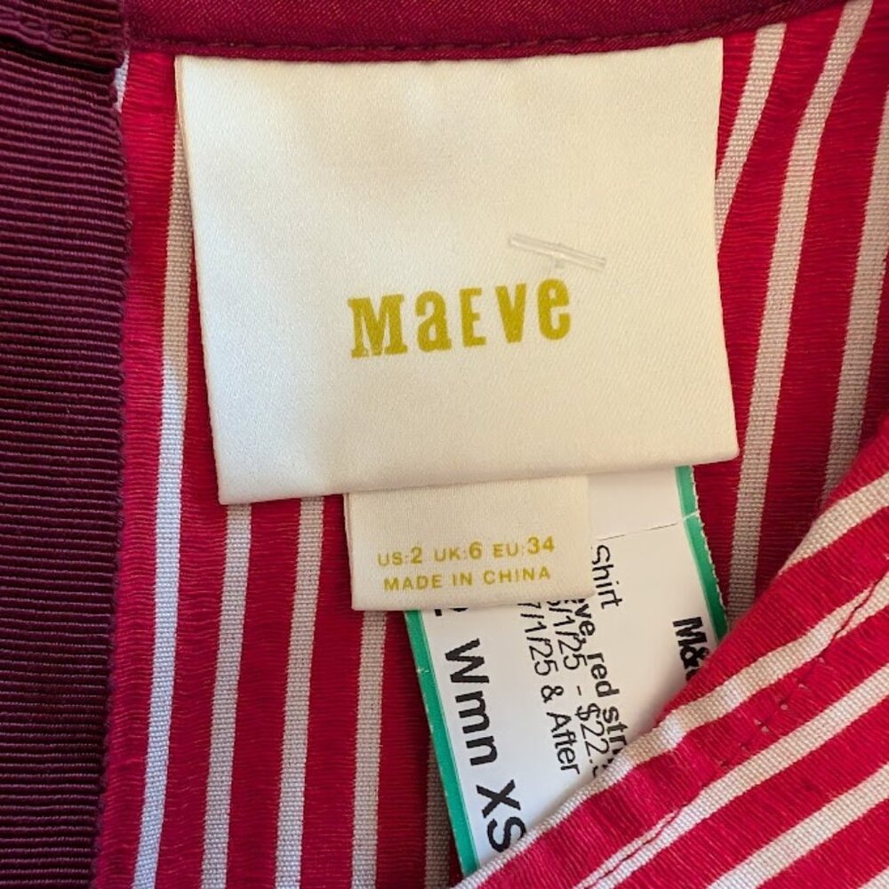 Like New! Anthropologie Maeve Cantua Peplum Top - Picture 7 of 12